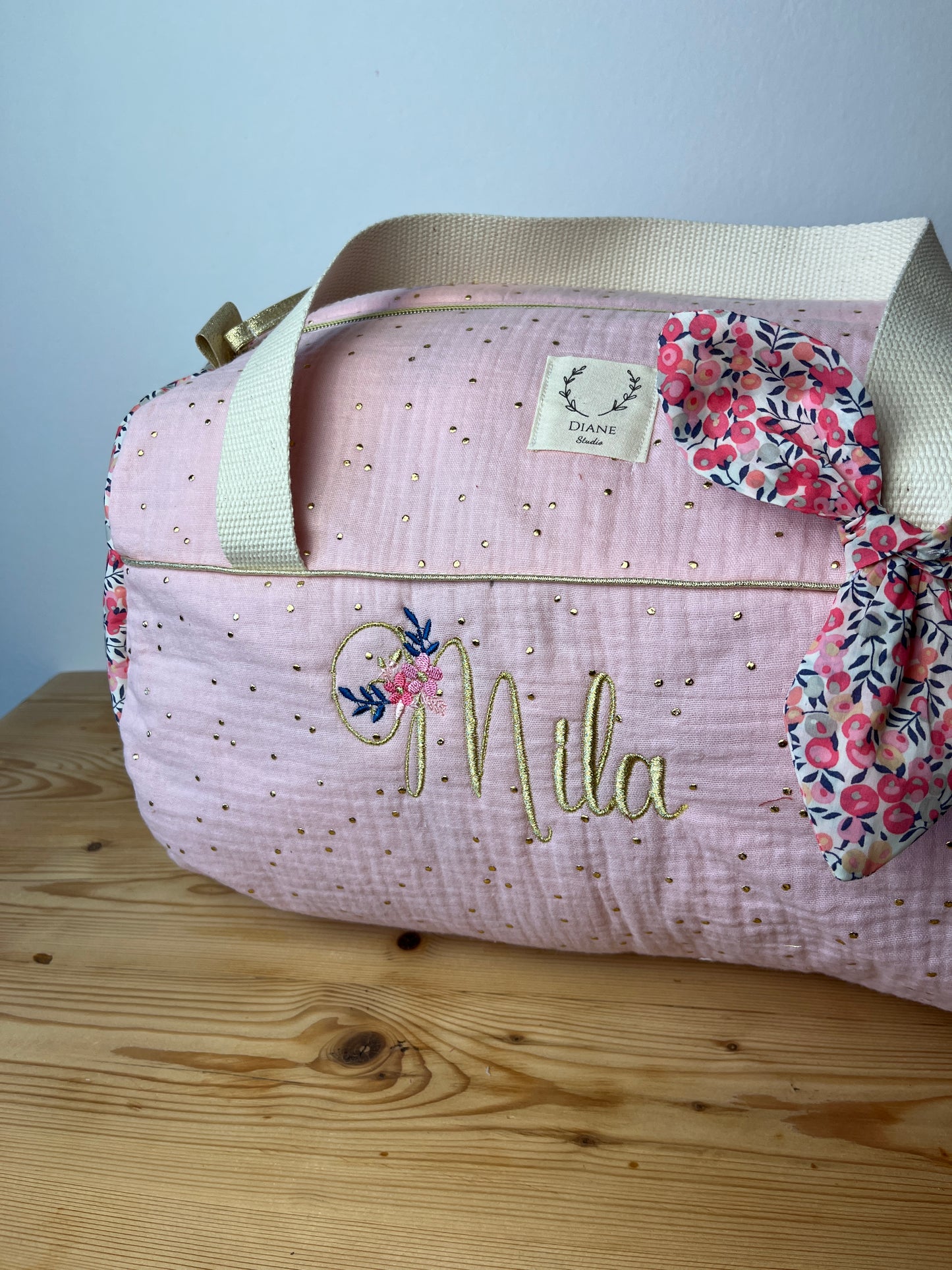 Sac Louison adulte initiale florale