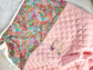 Nap set: Liberty of London blanket and pillowcase, 100% customizable