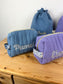 Set: toiletry bag and embroidered pouch 