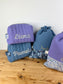 Set: toiletry bag and embroidered pouch 