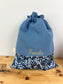 Set: toiletry bag and embroidered pouch 