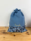 Set: toiletry bag and embroidered pouch 