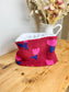 The children's sherpa neck warmer with tulip print