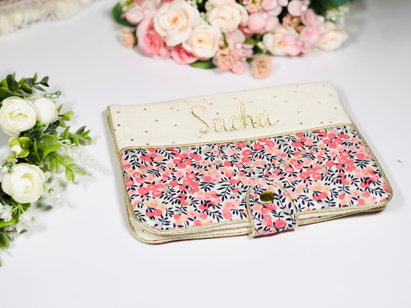 Chloé le protège carnet vertical 100% personnalisable