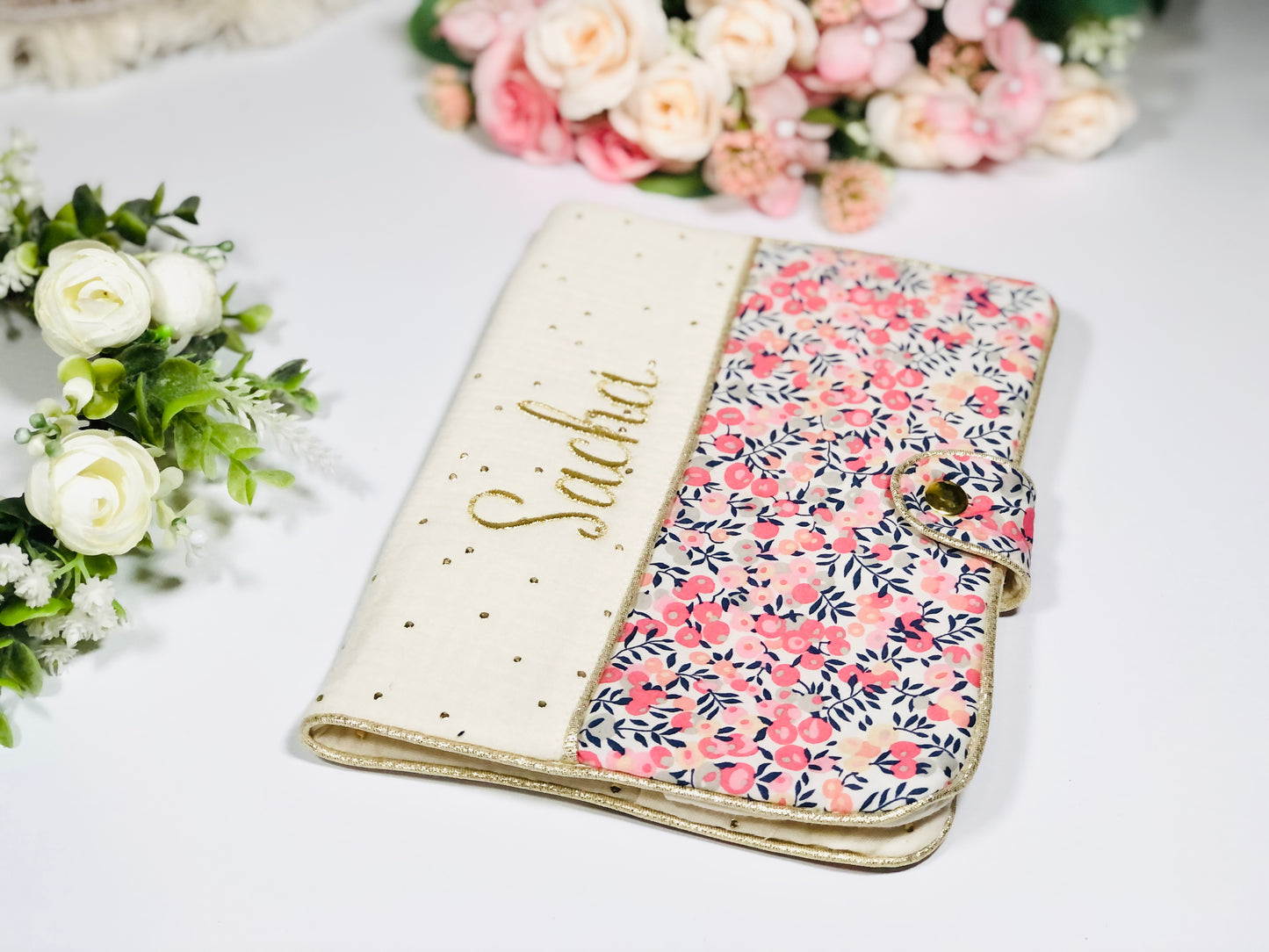 Chloé le protège carnet vertical 100% personnalisable