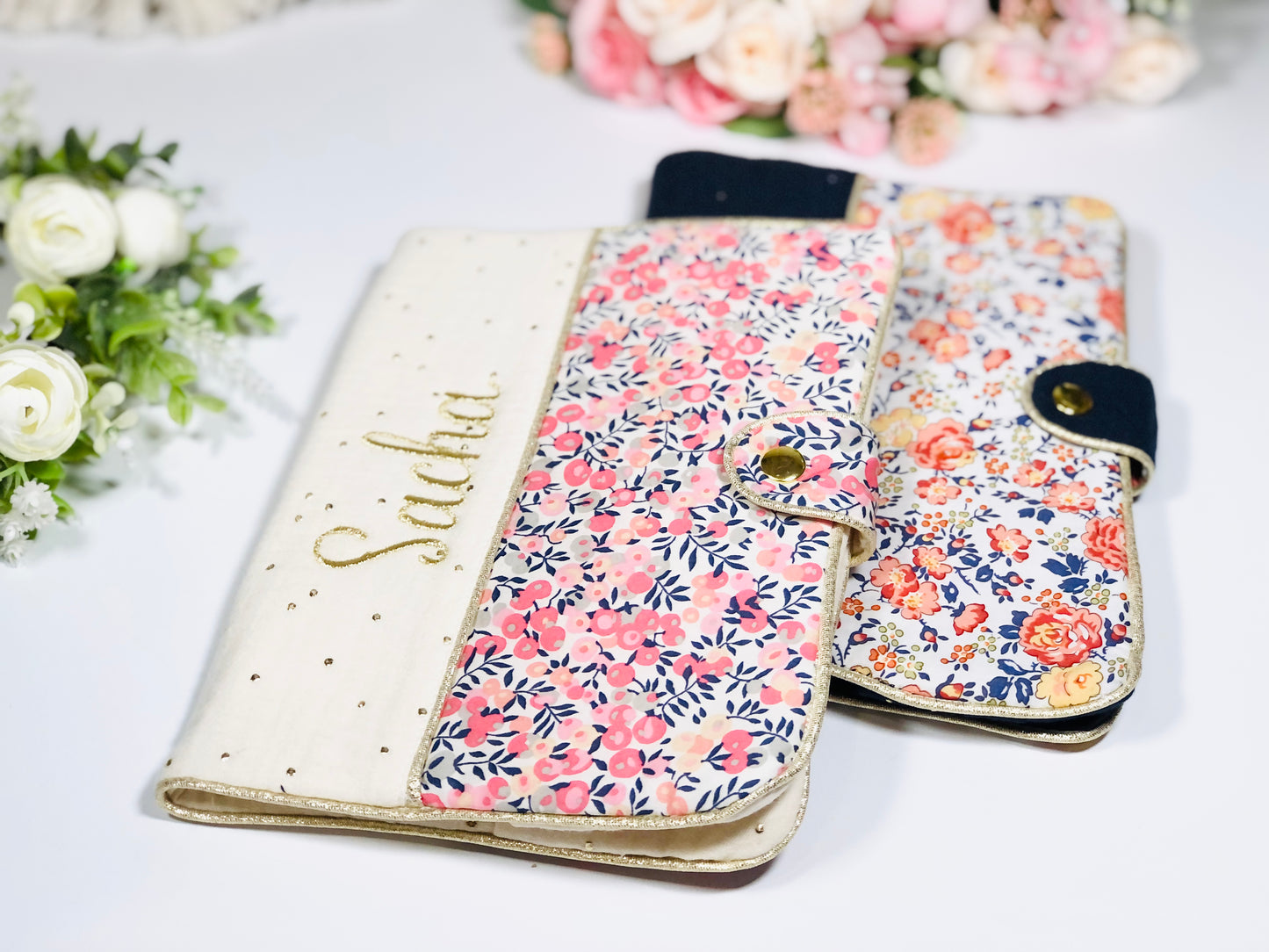 Chloé le protège carnet vertical 100% personnalisable