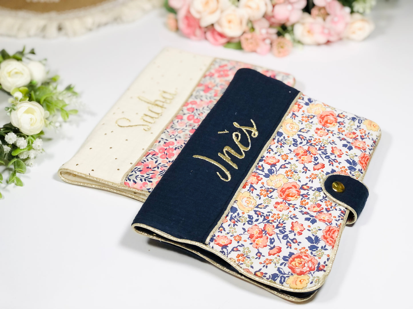 Chloé le protège carnet vertical 100% personnalisable