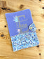 Set: baby bonnet and health record book cover 