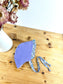 Set: baby bonnet and health record book cover 