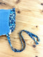 Set: baby bonnet and health record book cover 