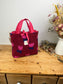 Félicie sherpa bag with tulip and rose print