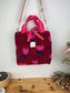 Félicie sherpa bag with tulip and rose print