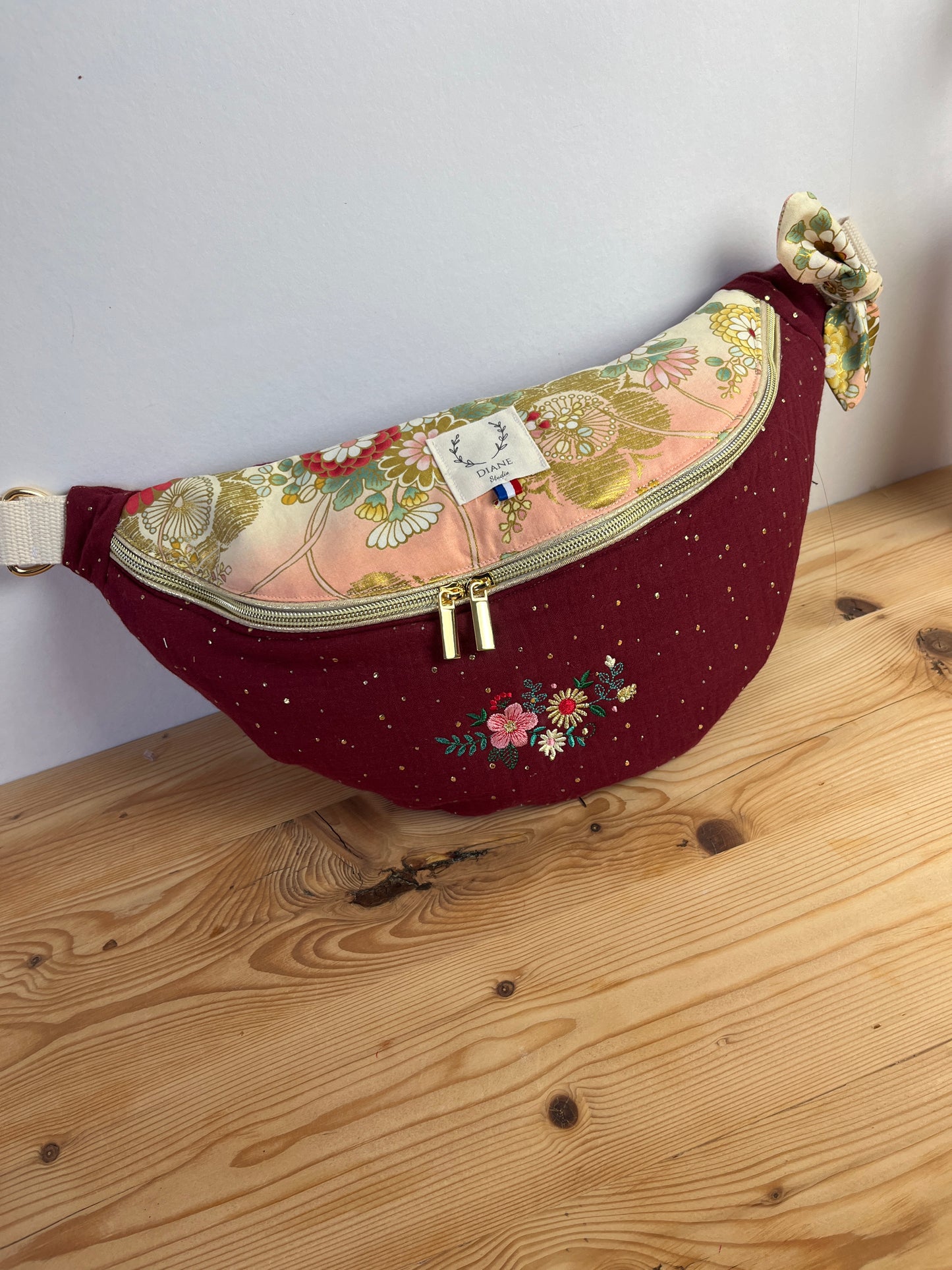 The embroidered fanny pack - made to order