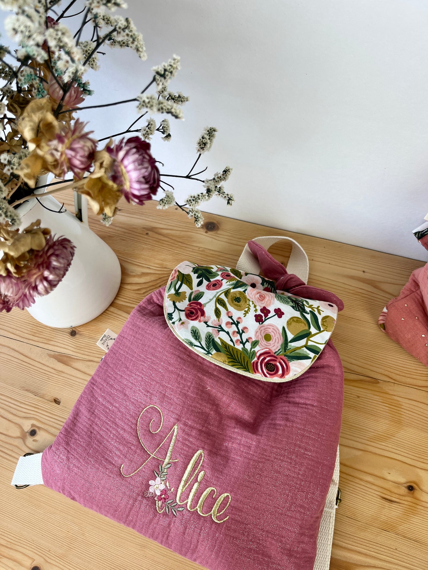 The Eglantine backpack is 100% customizable.