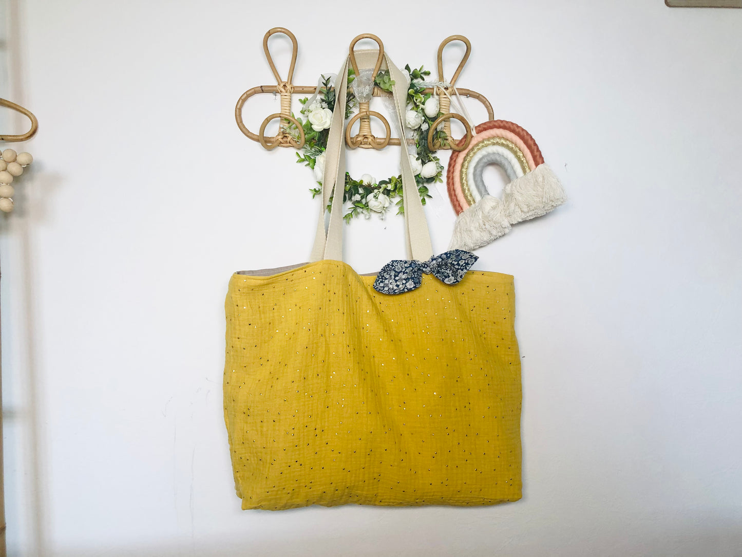 Le petit tote bag à noeud 100% personnalisable