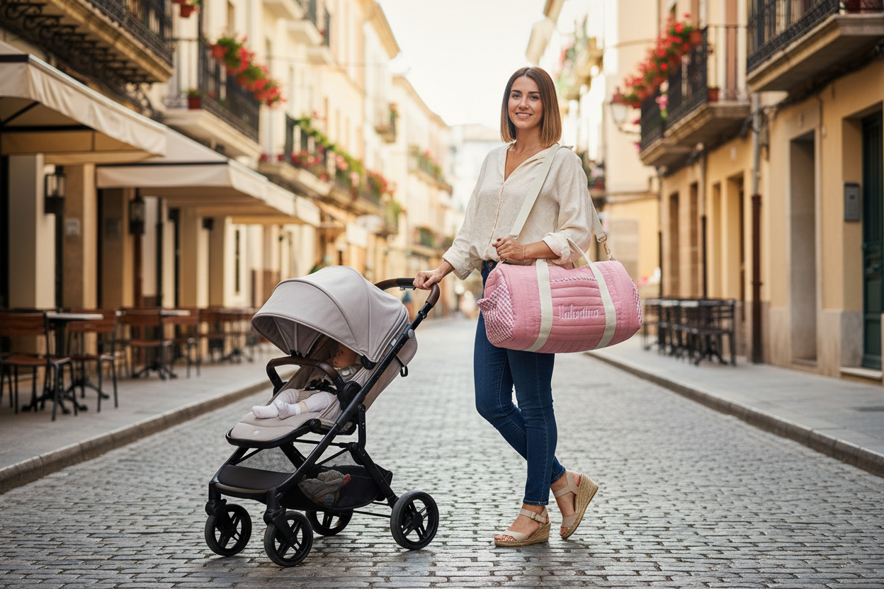 Louison adulte gaze et vichy rose thé