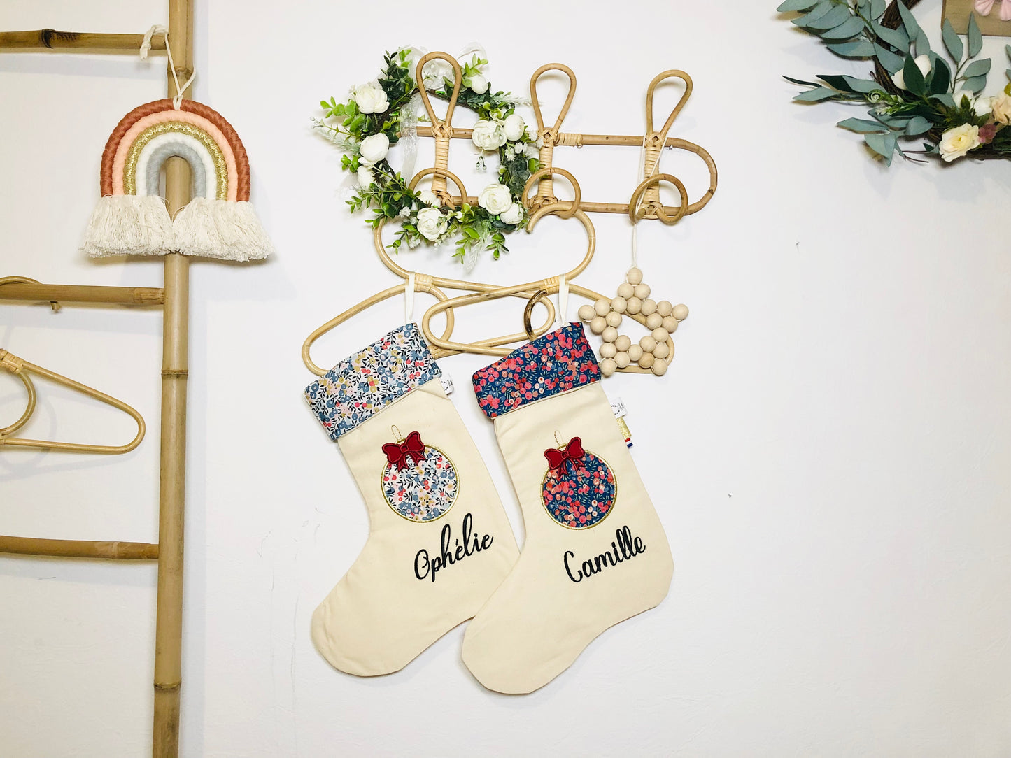 100% customizable Liberty of London Christmas stockings