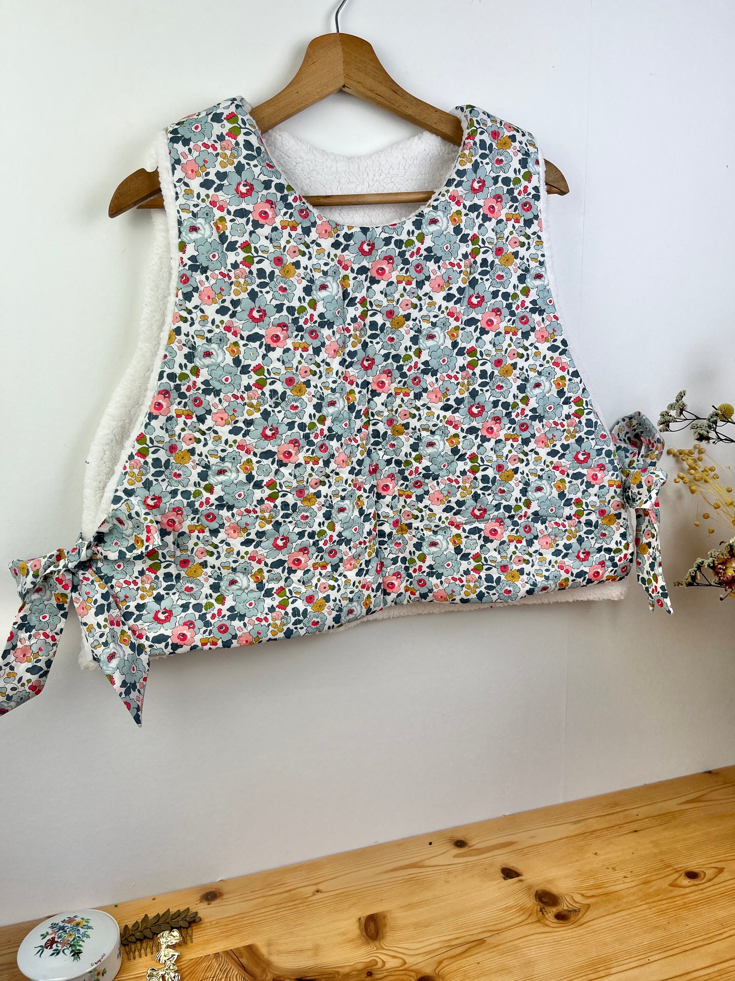 The Josephine Betsy porcelain and sherpa sweater