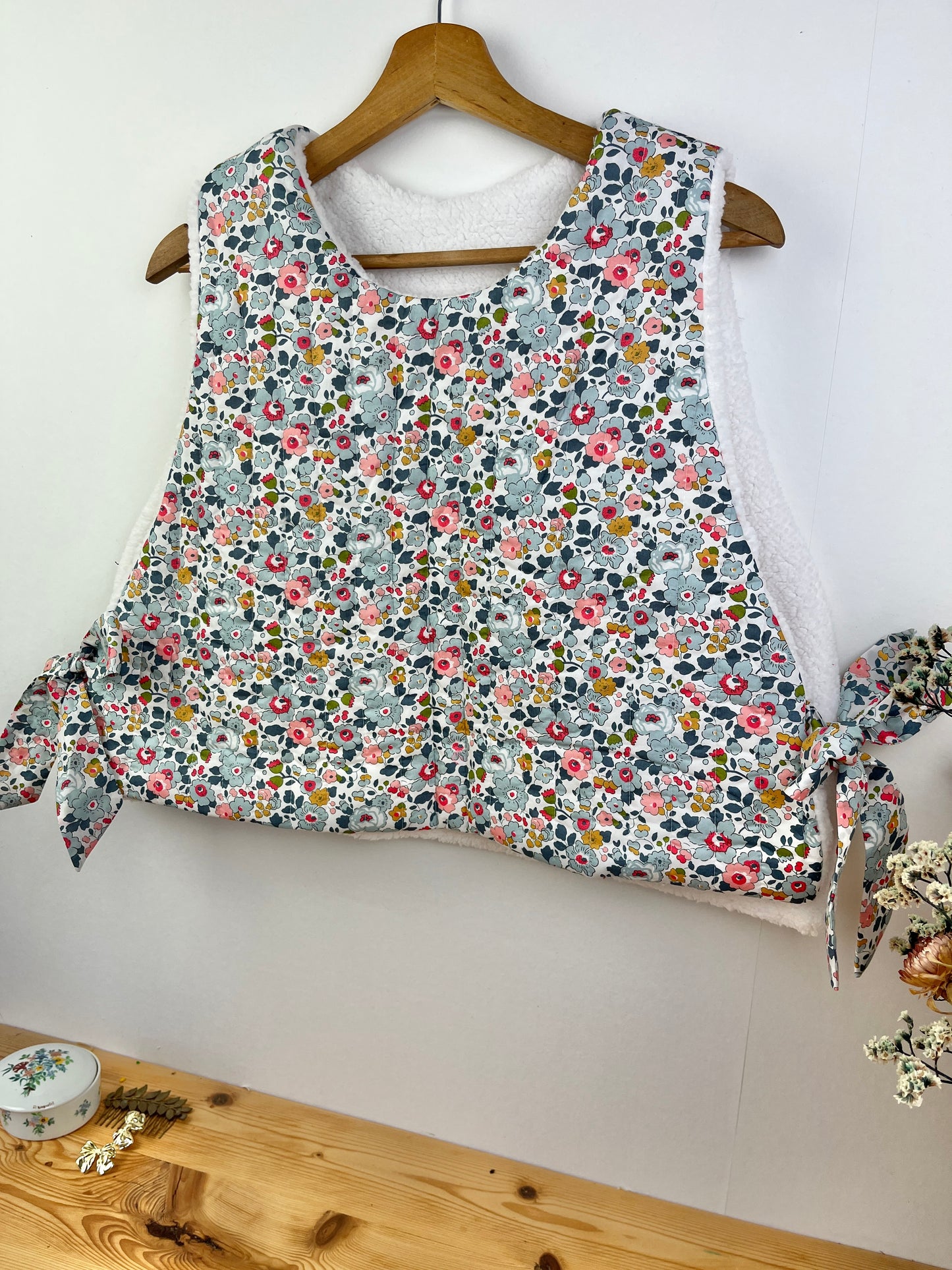 The Josephine Betsy porcelain and sherpa sweater