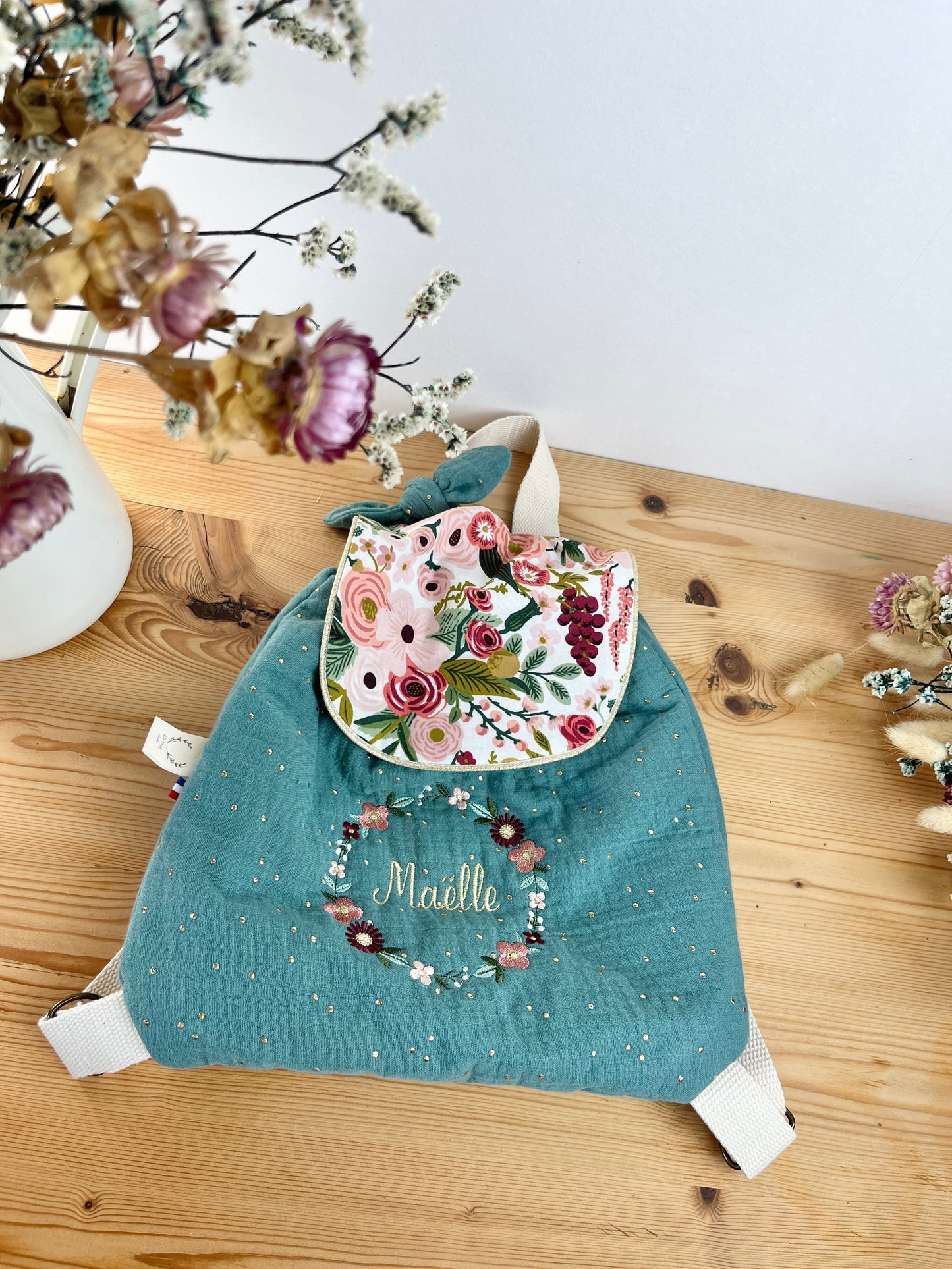The Eglantine backpack is 100% customizable.