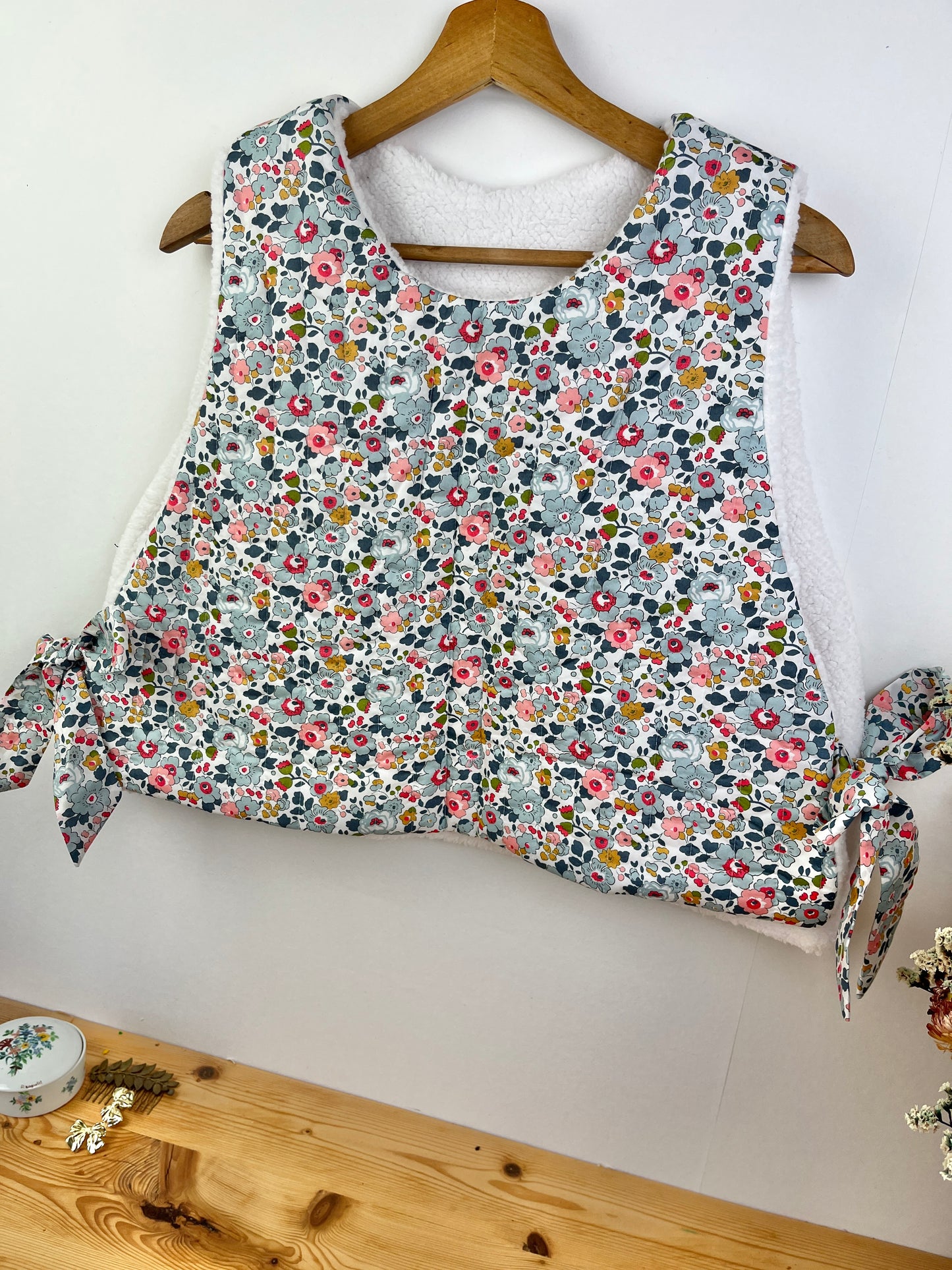 The Josephine Betsy porcelain and sherpa sweater