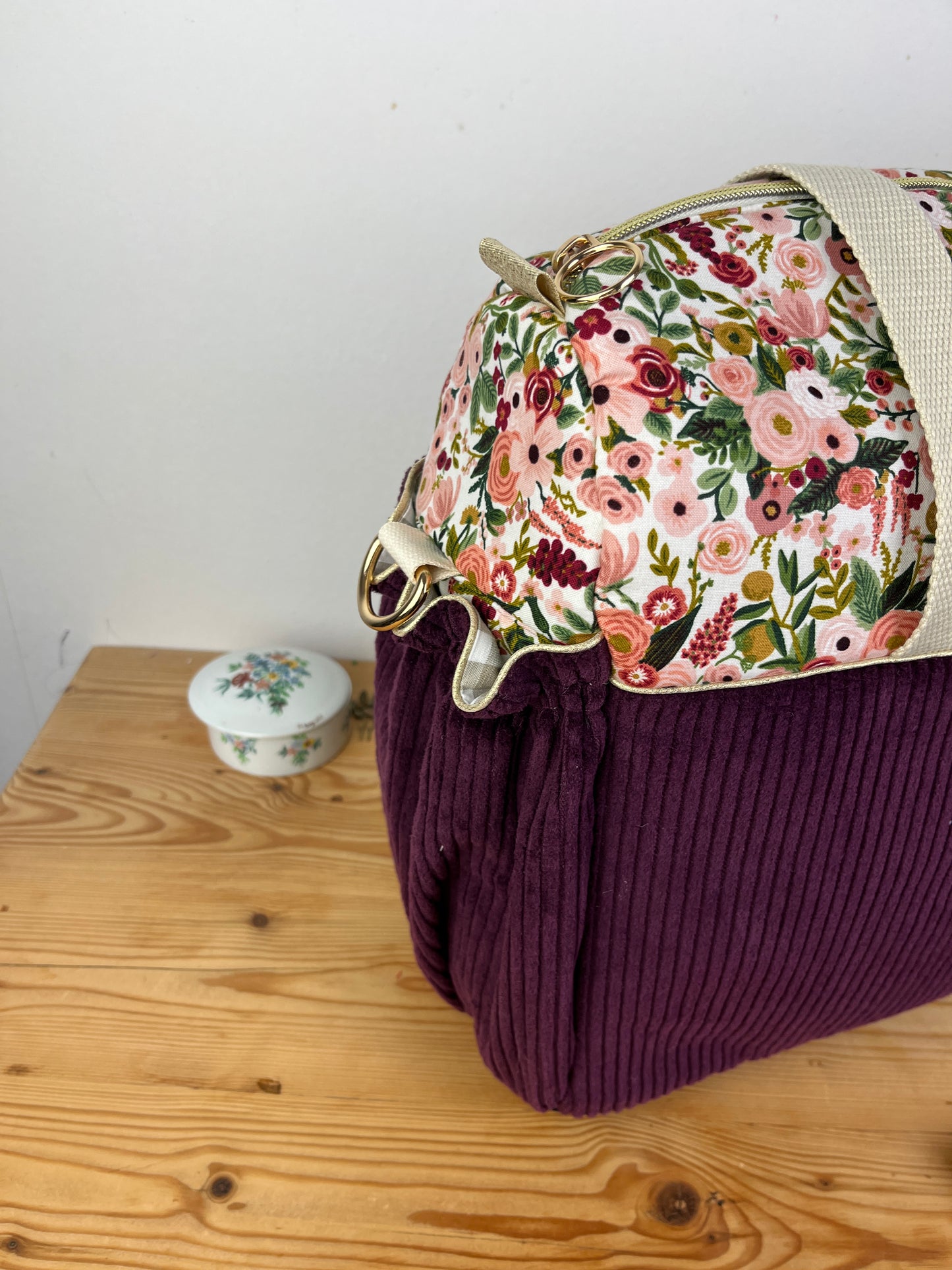 Love the 100% customizable embroidered diaper bag