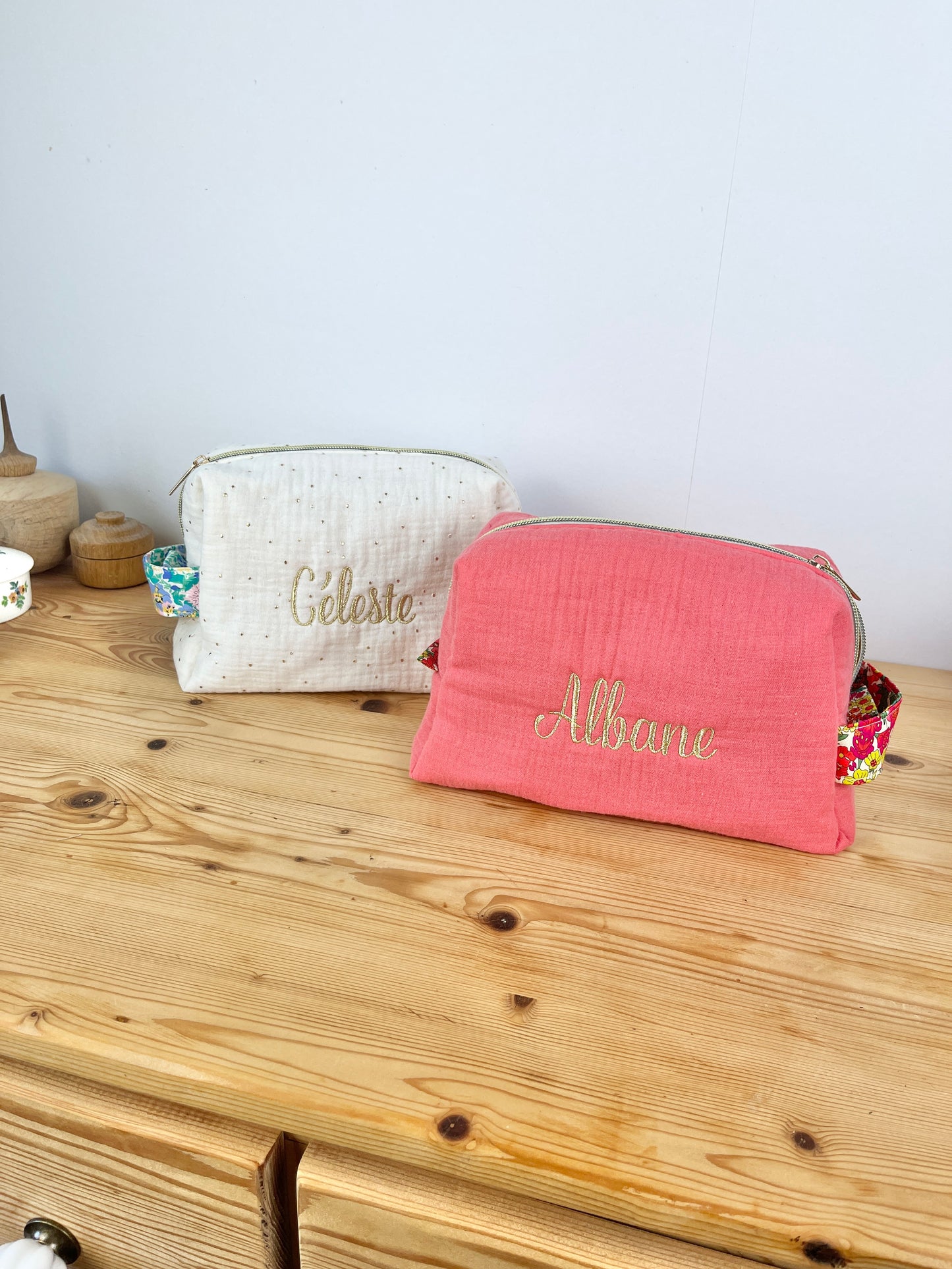 Colette, the 100% customizable baby and child toiletry bag