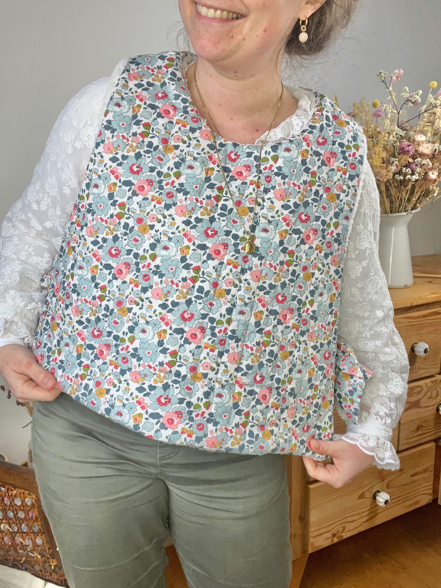The Josephine Betsy porcelain and sherpa sweater