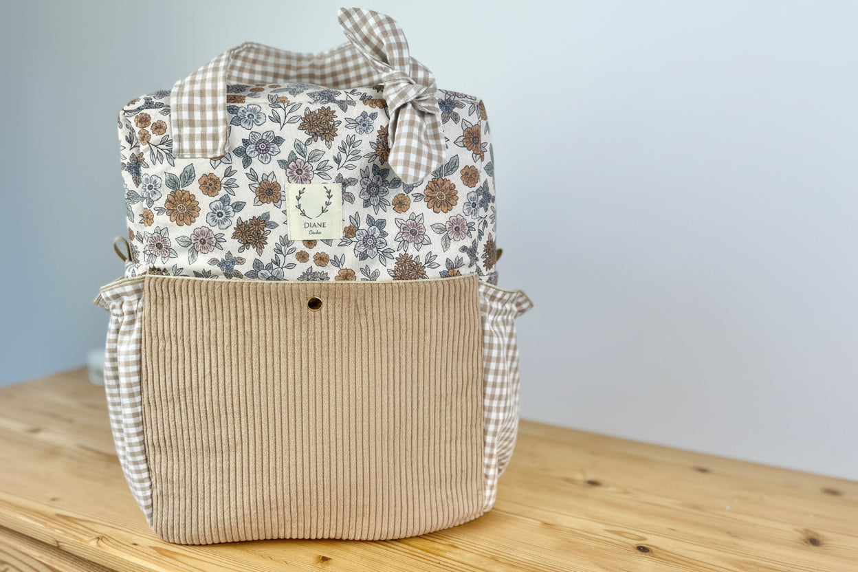 The customizable Angélique embroidered backpack