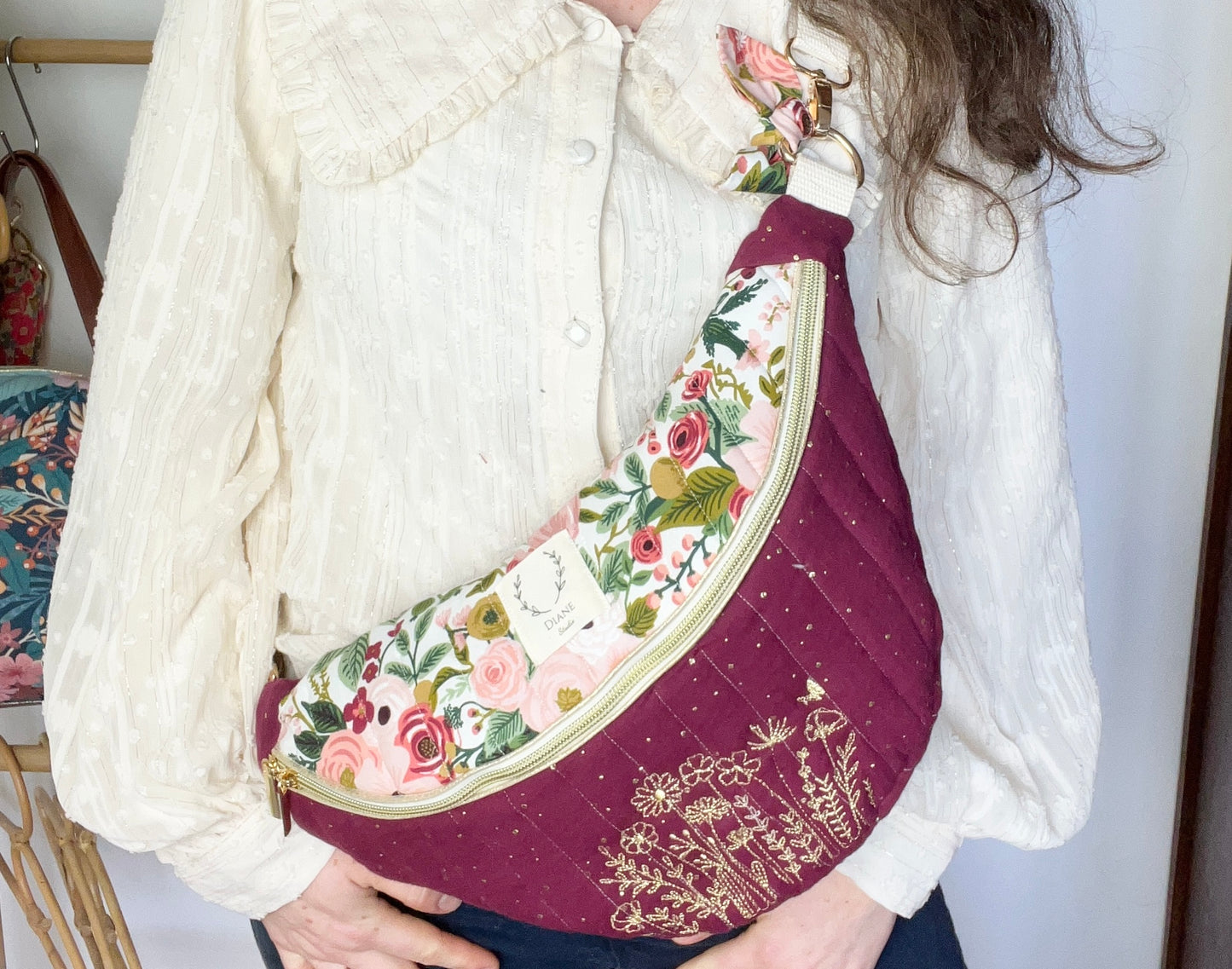 The embroidered fanny pack - made to order