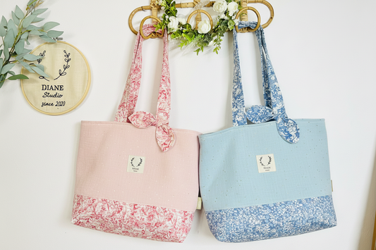 The small Adelaide tote bag is 100% customizable.
