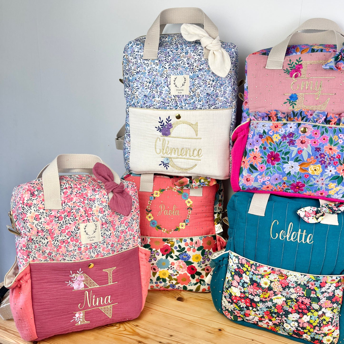 The Ombeline children's backpack is 100% customizable.