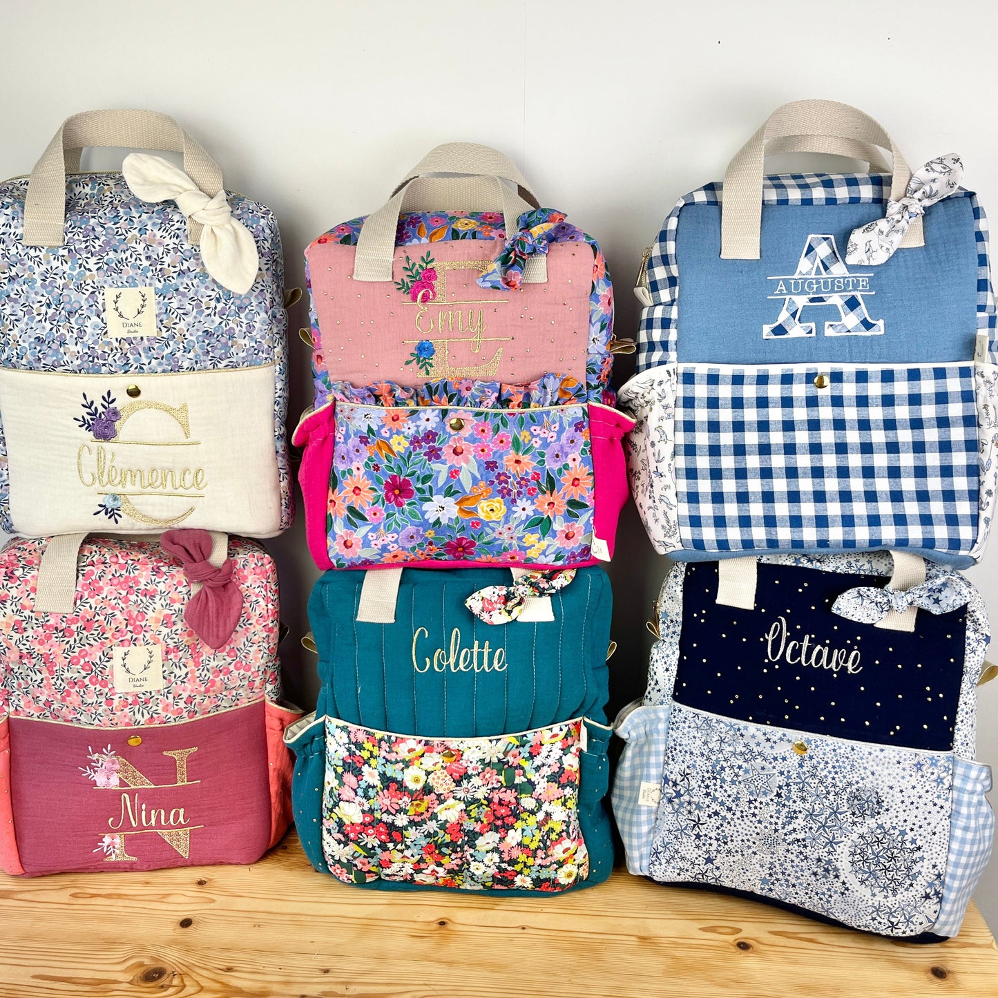 The Ombeline children's backpack is 100% customizable.