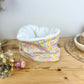Le tour de cou en tissu doudou personnalisable