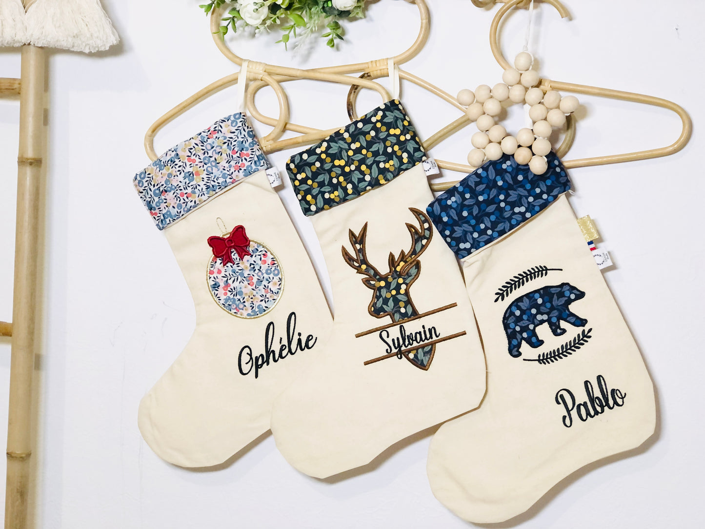 100% customizable Liberty of London Christmas stockings