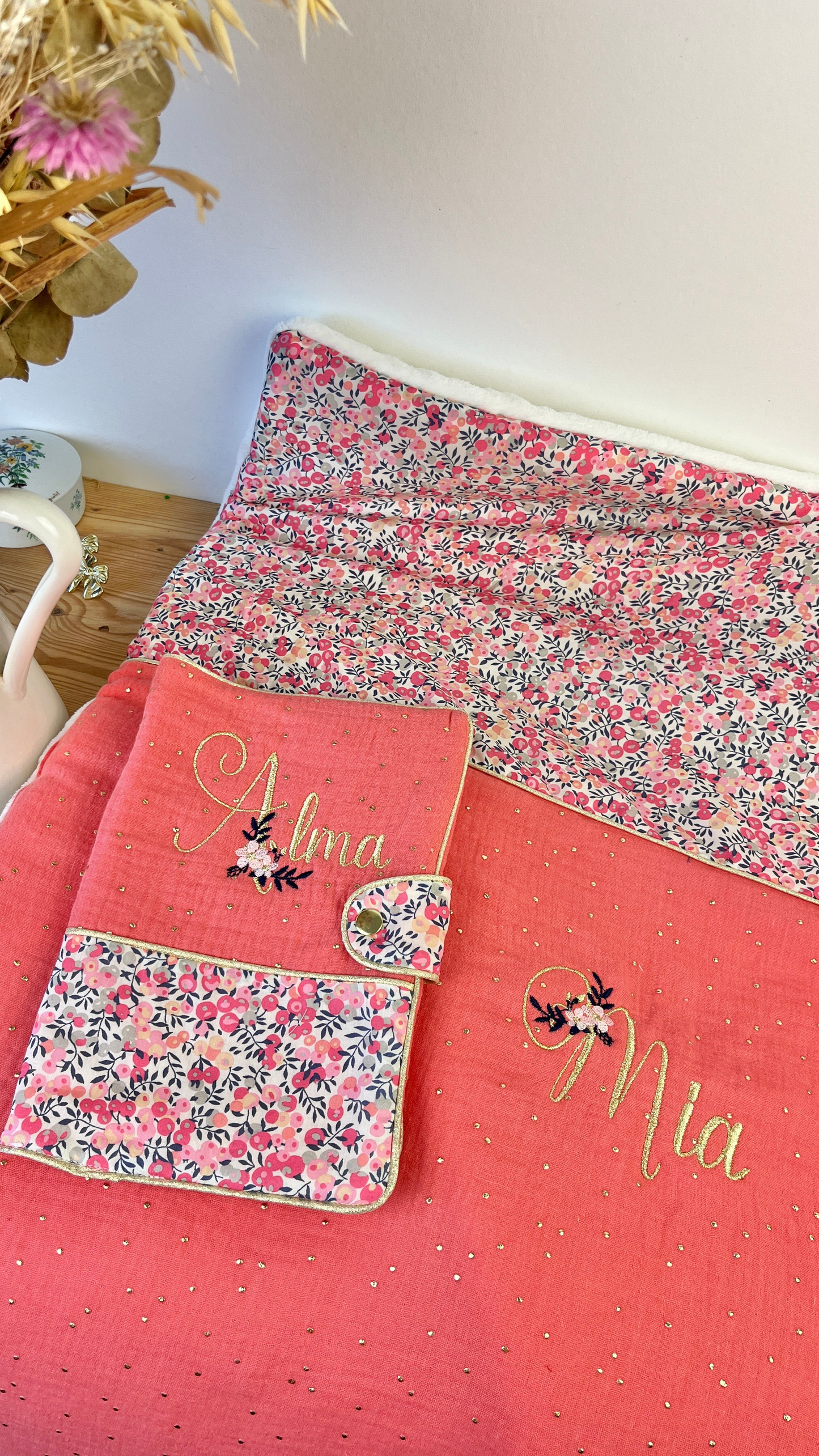 Set: customizable Liberty of London notebook cover and protector 