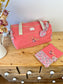 Set: duffel bag and notebook cover, 100% customizable