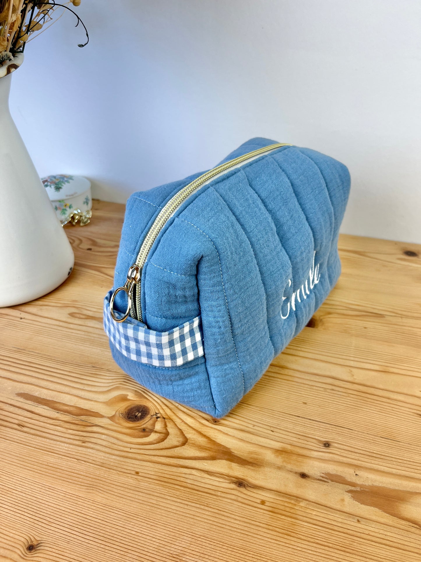 Set: toiletry bag and health record book cover 