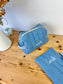 Set: toiletry bag and health record book cover 