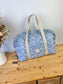 Ruffled bag and pouch set - made to order