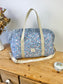 Ruffled bag and pouch set - made to order
