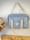 The 100% customizable ruffled diaper bag