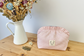 Ruffled bag and pouch set - made to order