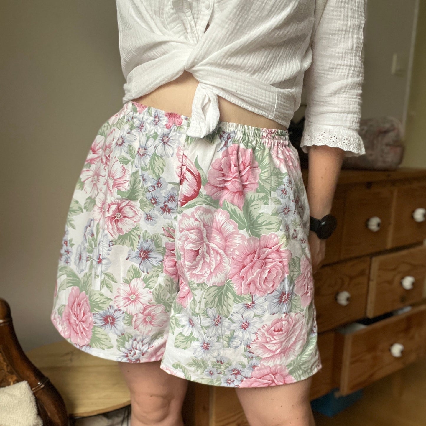 NOUVEAU ! Isaure le short rétro taille haute 100% personnalisable