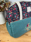 Set includes: diaper bag, toiletry bag, and beauty bag 