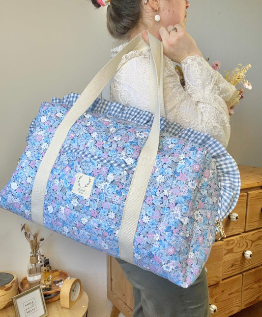 Ensemble Sac Chloé et trousse de beauté volant matelassé - pièces uniques