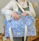 Ruffled bag and pouch set - made to order