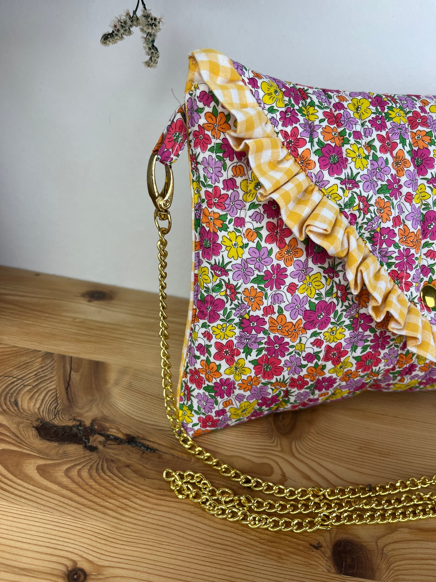 Charlotte the envelope clutch with chain, 100% customizable