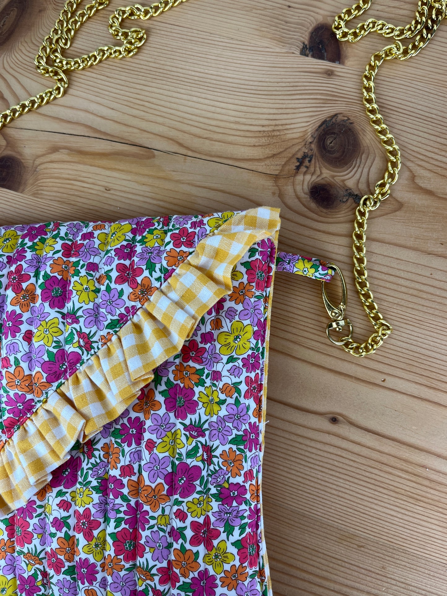 Charlotte the envelope clutch with chain, 100% customizable
