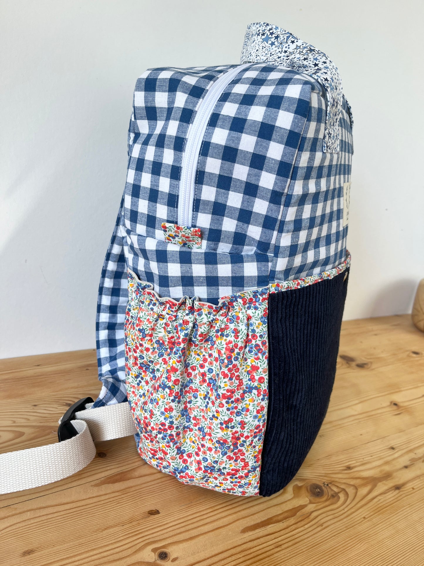 The customizable Angélique embroidered backpack